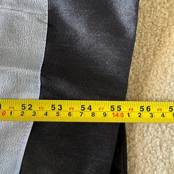 [LIKE NEW] Indian Pakistani Anarkali Gown Salwar Ethnic Suit Black Silver Small - Picture 6 of 12